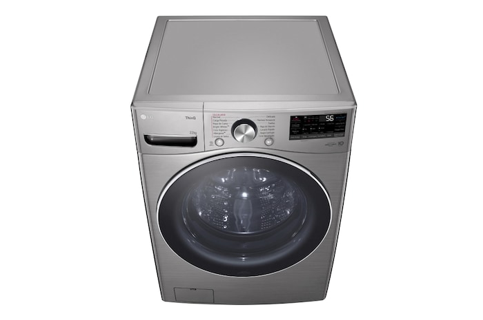 Vista Frontal Lavadora Carga Frontal LG WM22VV2S6BR