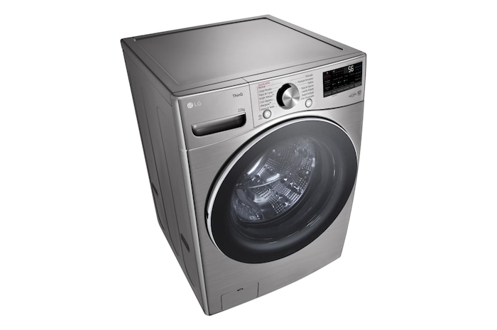 LG Lavadora LG Carga Frontal 22Kg Plata AIDD™ TurboWash™ Steam™, WM22VV2S6BR