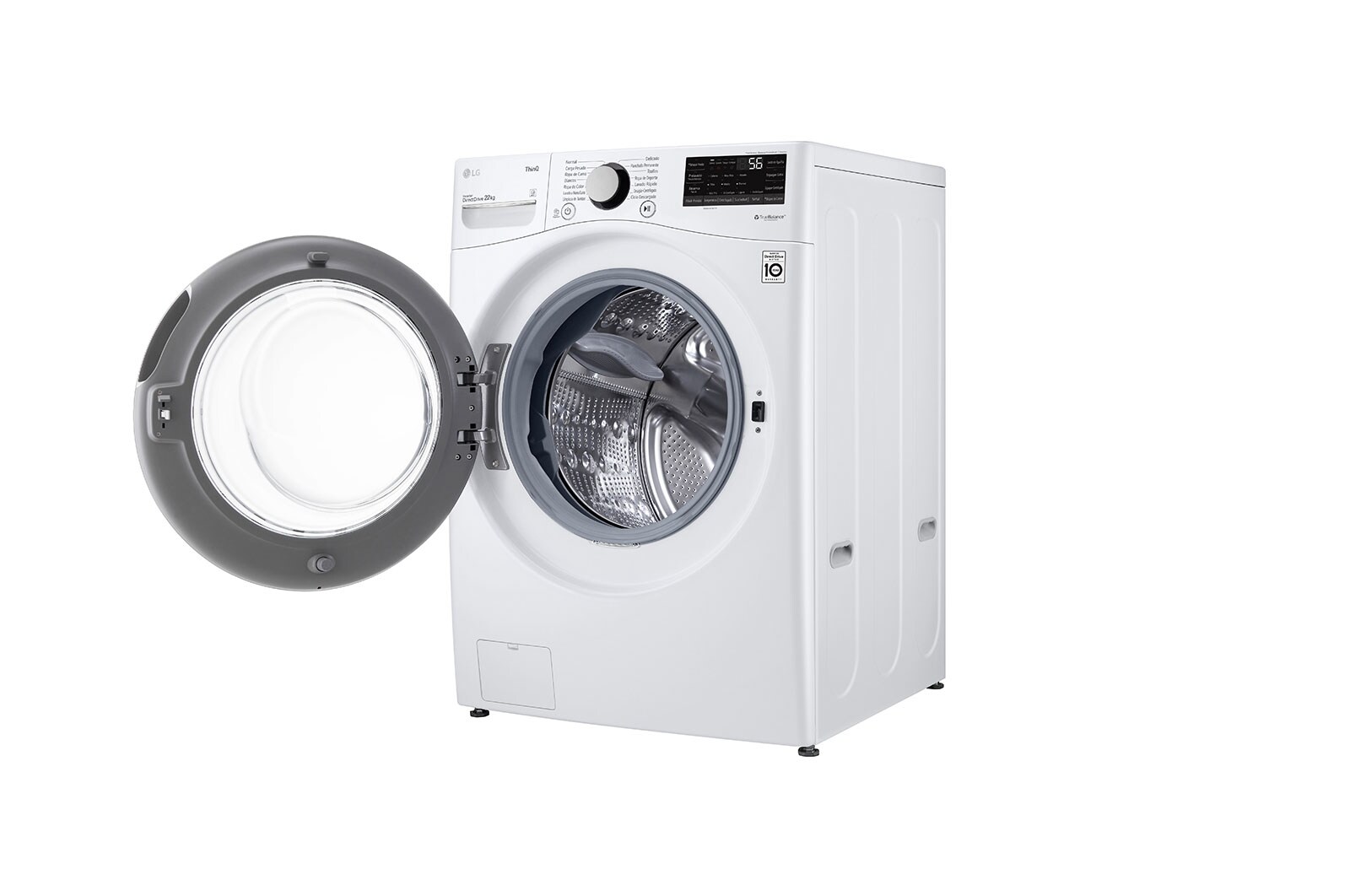 LG Lavadora Carga Frontal, 48lbs/22kg, 6MotionDD, ThinQ, Color Blanco, WM22WV26SR