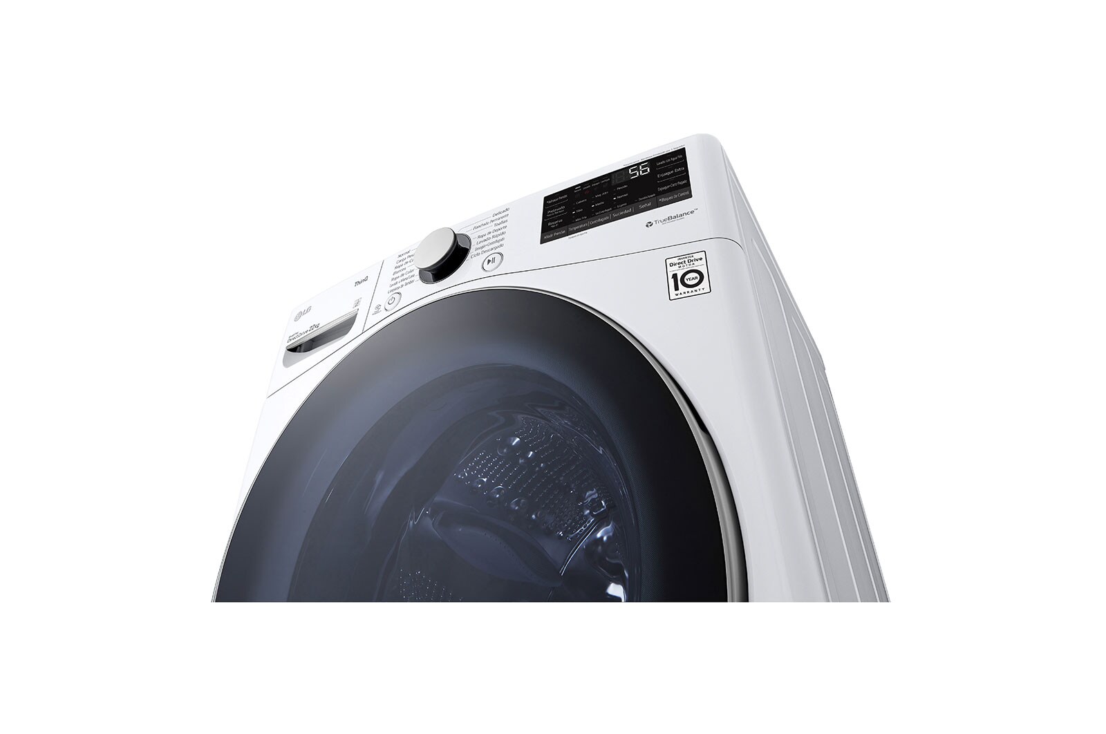 LG Lavadora Carga Frontal, 48lbs/22kg, 6MotionDD, ThinQ, Color Blanco, WM22WV26SR