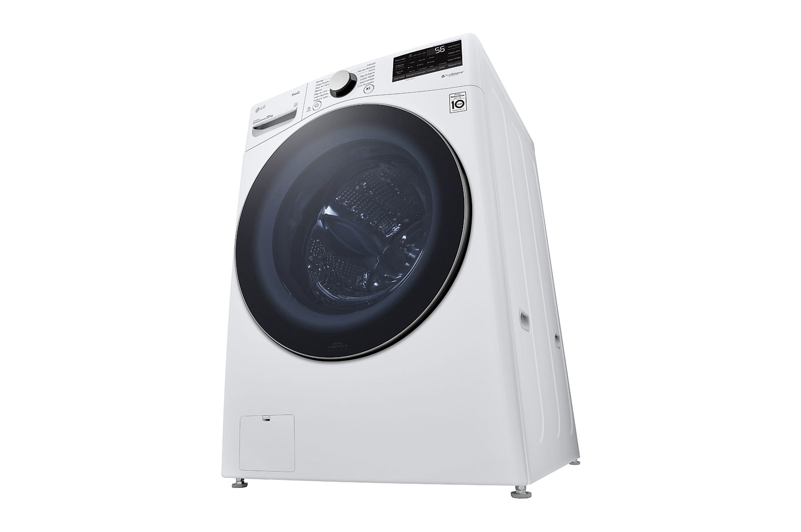 LG Lavadora Carga Frontal, 48lbs/22kg, 6MotionDD, ThinQ, Color Blanco, WM22WV26SR