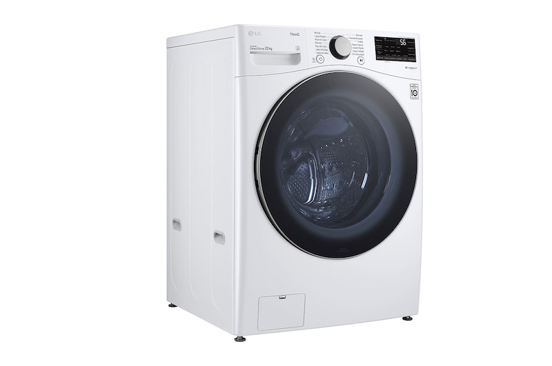 LG Lavadora Carga Frontal, 48lbs/22kg, 6MotionDD, ThinQ, Color Blanco, WM22WV26SR