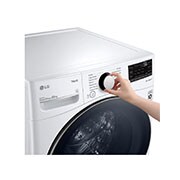 LG Lavadora Carga Frontal, 48lbs/22kg, 6MotionDD, ThinQ, Color Blanco, WM22WV26SR