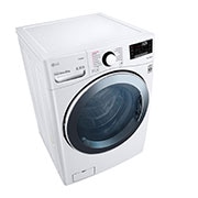 Lavadora LG WM22WV2S6BR vista frontal izquierda
