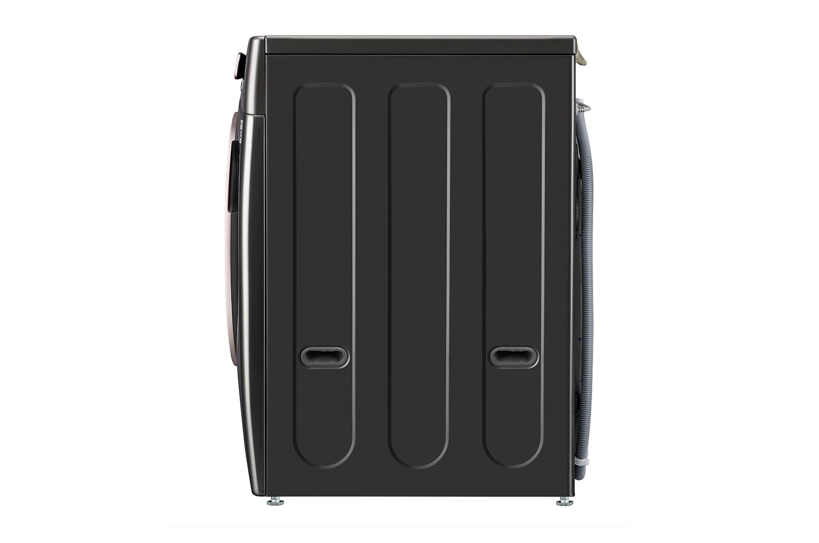 LG Lavadora Carga Frontal - 25kg/55lbs - AIDD - Negro - WM25BV2S6BR, WM25BV2S6BR