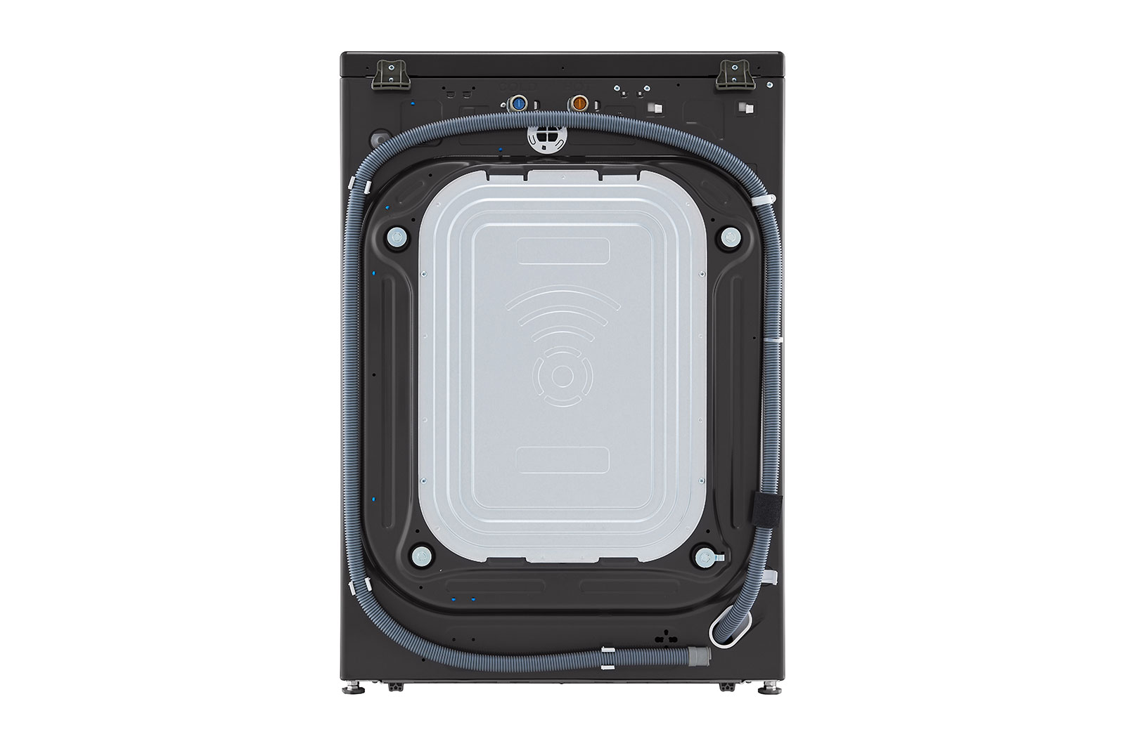 LG Lavadora Carga Frontal - 25kg/55lbs - AIDD - Negro - WM25BV2S6BR, WM25BV2S6BR