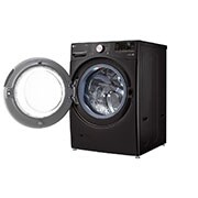 LG Lavadora Carga Frontal - 25kg/55lbs - AIDD - Negro - WM25BV2S6BR, WM25BV2S6BR