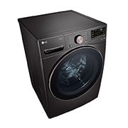 LG Lavadora Carga Frontal - 25kg/55lbs - AIDD - Negro - WM25BV2S6BR, WM25BV2S6BR