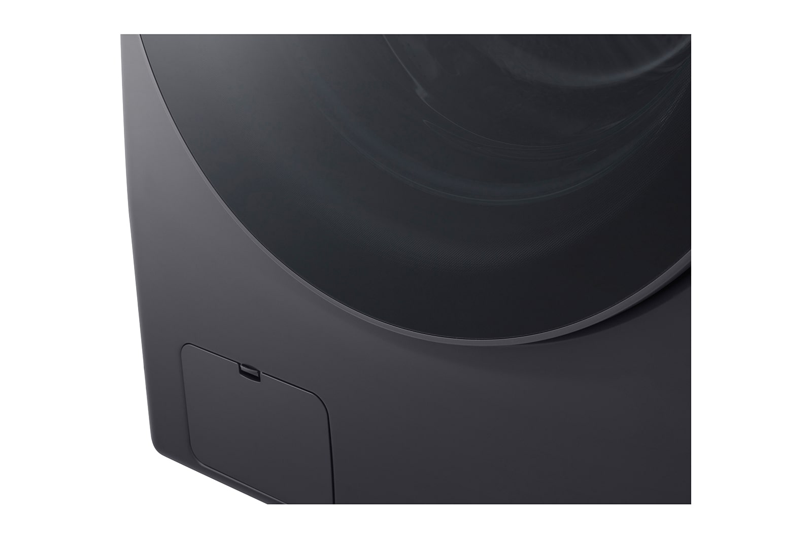 Lavadora LG wo16mg2s6p, rendija limpieza vista en detalle.