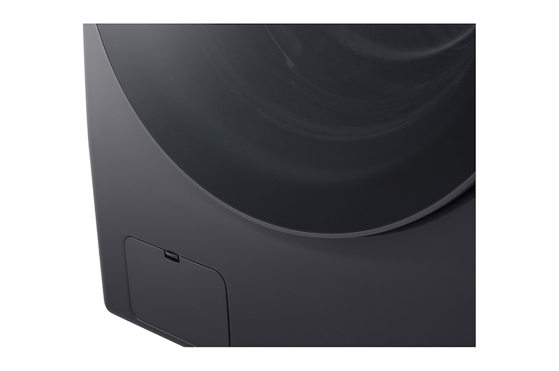 Lavadora LG wo16mg2s6p, rendija limpieza vista en detalle.