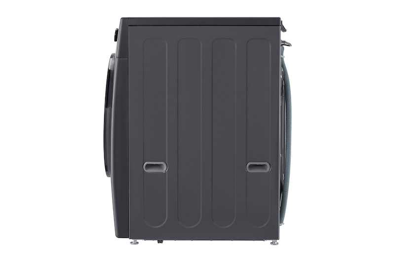 Lavadora LG wo16mg2s6p, vista lateral completa.