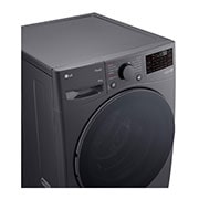 LG Lavadora Carga Frontal (16kg/35lbs), ThinQ, con Tecnología AI DD™ & Steam™ Color Middle Black, WO16MG2S6P