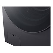Lavadora LG wo16mg2s6p, rendija limpieza vista en detalle.