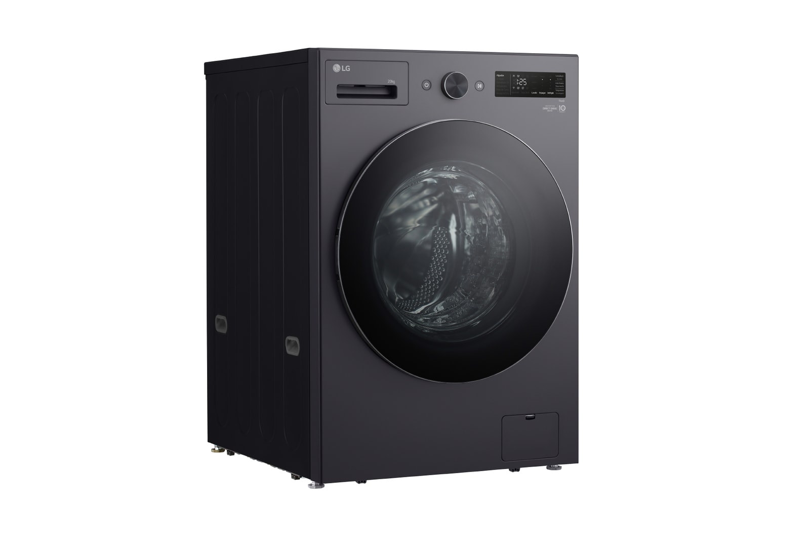 LG Lavadora Carga Frontal -20kg/44lbs - AIDD - Compacta Gris Grafito, WO20EGNTS6P