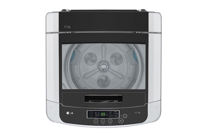 LG Lavadora LG Carga Superior 13Kg Gris TurboDrum™ Punch+3, WT13DPBK