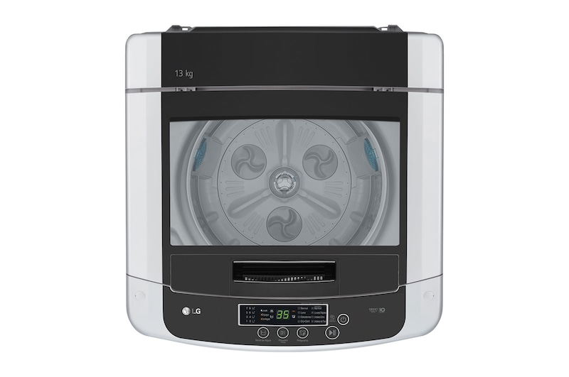 LG Lavadora LG Carga Superior 13Kg Gris TurboDrum™ Punch+3, WT13DPBK