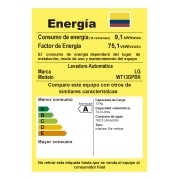 LG Lavadora Carga Superior WT13DPBK  13Kg/28lbs - TurboDrum - Color Plata, WT13DPBK