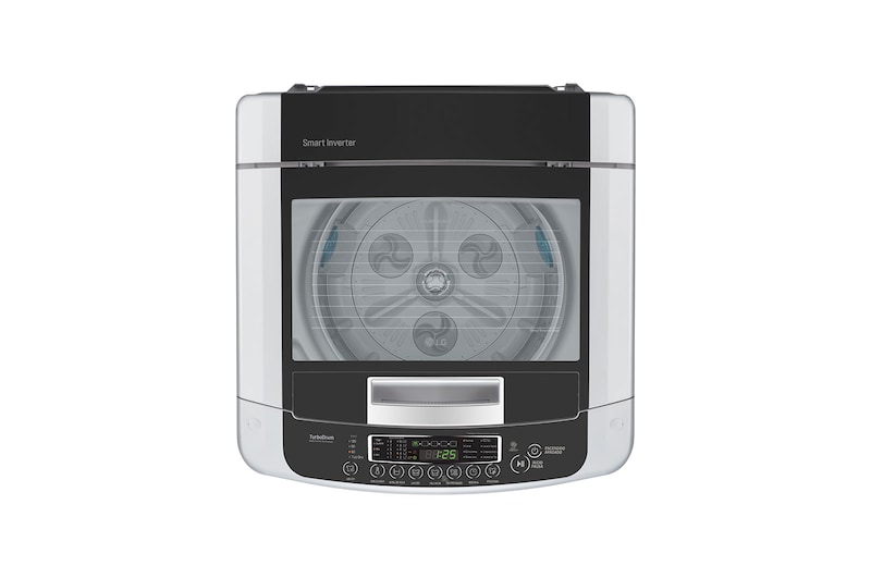 LG Lavadora LG Motor Smart Inverter, Smart Motion+Turbo Drum®, Pre-lavado+Normal, Carga Superior, 40lbs/18kg, color Gris, WT18DPB