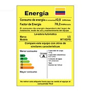 LG Lavadora LG Motor Smart Inverter, Smart Motion+Turbo Drum®, Pre-lavado+Normal, Carga Superior, 40lbs/18kg, color Gris, WT18DPB