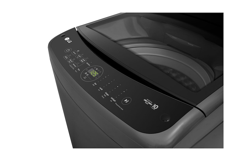 Lavadora LG WT18MV6, panel de control vista izquierda.