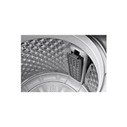 Lavadora LG WT18MV6, rendijas del tanque desde dentro.