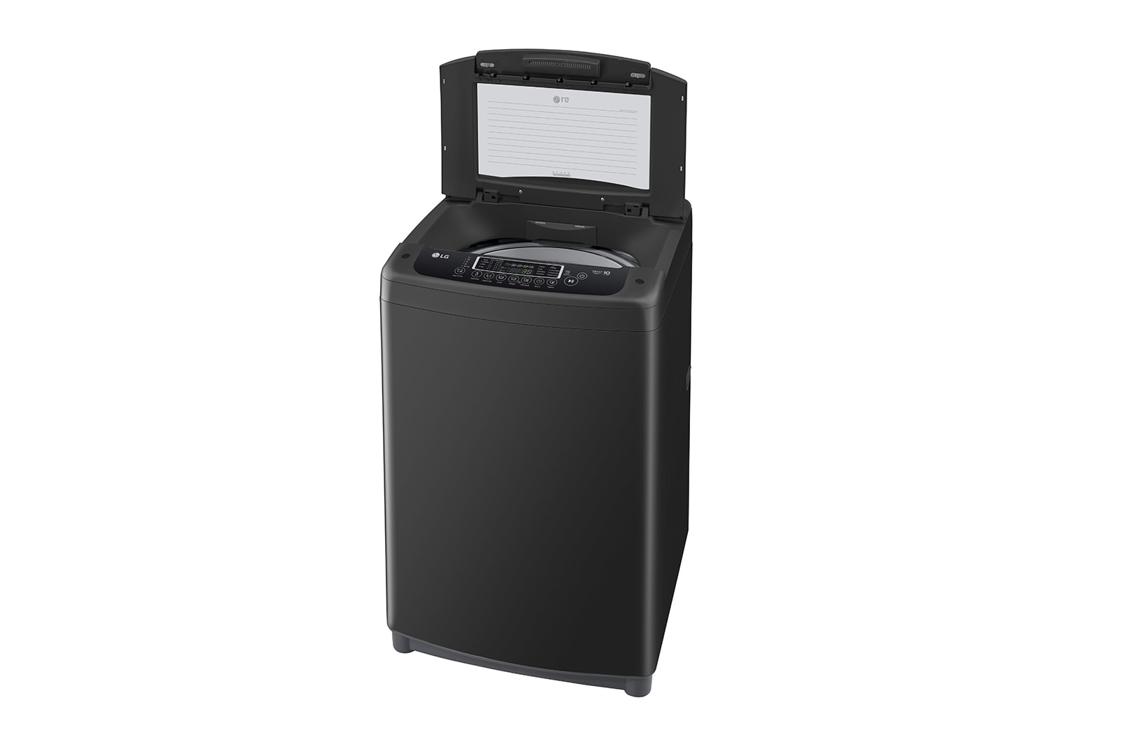 LG Lavadora carga superior 19kg /41lbs -Smart Motion -Negro claro-WT19BPB, WT19BPB