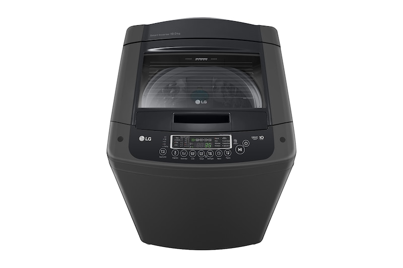 LG Lavadora carga superior 19kg /41lbs -Smart Motion -Negro claro-WT19BPB, WT19BPB