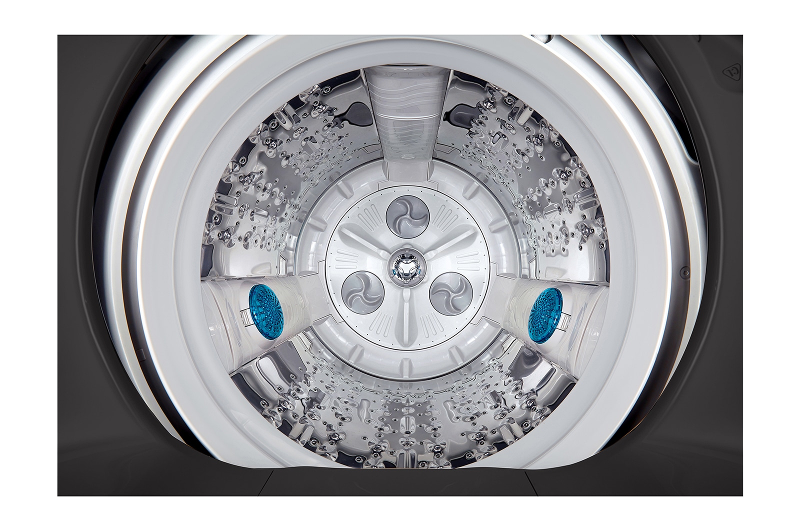 LG Lavadora carga superior 19kg /41lbs -Smart Motion -Negro claro-WT19BPB, WT19BPB