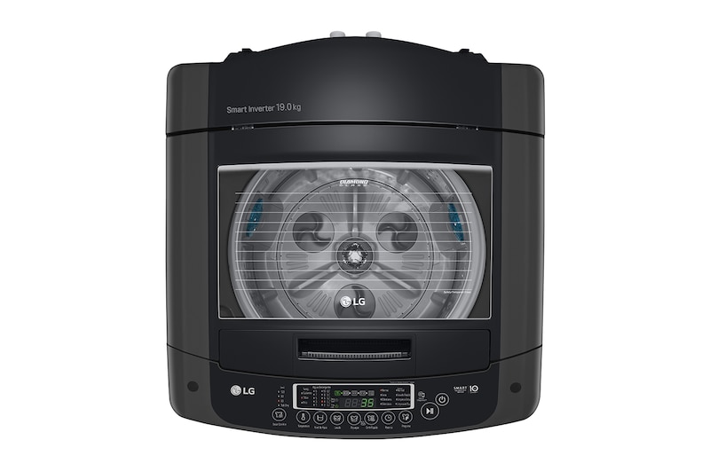 LG Lavadora carga superior 19kg /41lbs -Smart Motion -Negro claro-WT19BPB, WT19BPB