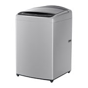 Lavadora LG WT19DV6, vista frontal izquierda.