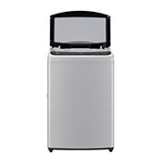 Lavadora LG WT19DV6, vista frontal con puerta abierta.