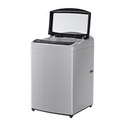 Lavadora LG WT19DV6, izquierda con puerta abierta.
