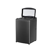 Lavadora de carga superior WT19MV6 vista frontal derecha con puerta abierta.