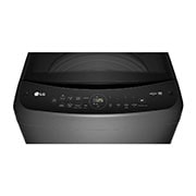 Lavadora de carga superior WT19MV6 vista frontal con enfoque en el panel de control.