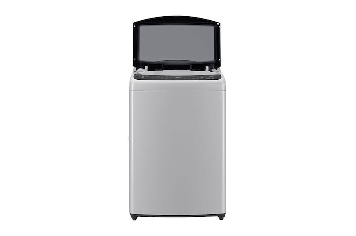 Lavadora LG wt21dv6, vista frontal con puerta abierta.