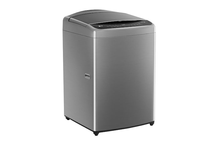 Lavadora LG WT21VV6 vista frontal izquierda.