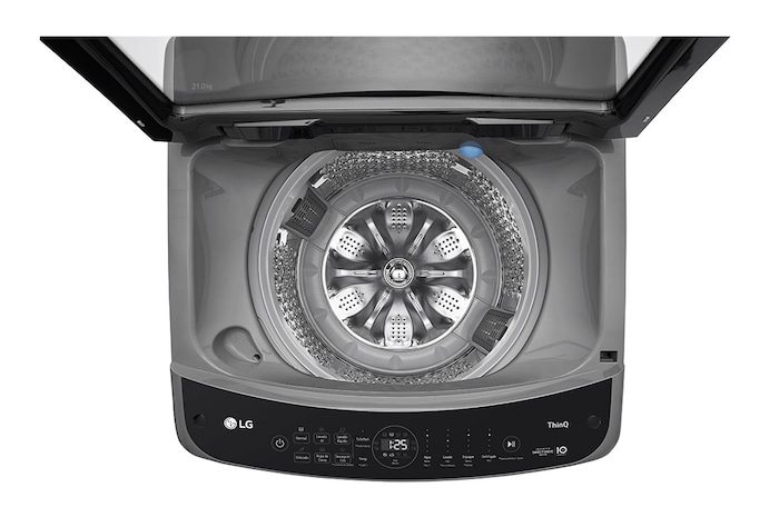 Lavadora LG WT21VV6 vista tanque de lavado desde afuera.