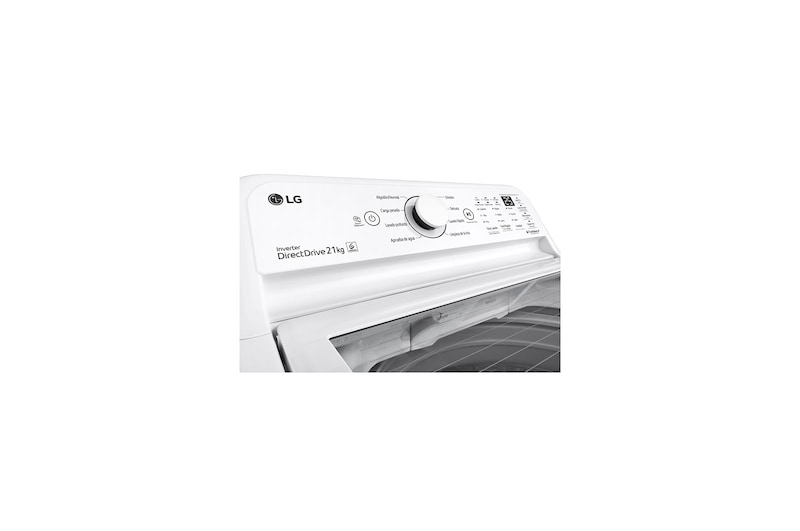 LG Lavadora LG Carga Superior con Agitador Inverter DD con 6 Motion DD 21 Kg - Blanco, WT21WT6HKA