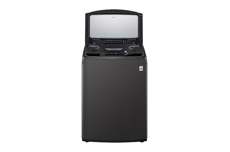 LG Lavadora Carga Superior HEDD 22kg Carga Superior, Color Negro, Tecnología TurboWash 3D, WT22BS6HP
