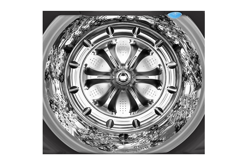 LG Lavadora Carga Superior HEDD 22kg Carga Superior, Color Negro, Tecnología TurboWash 3D, WT22BS6HP