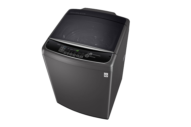 LG Lavadora Carga Superior HEDD 22kg Carga Superior, Color Negro, Tecnología TurboWash 3D, WT22BS6HP