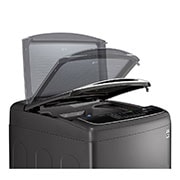 LG Lavadora Carga Superior HEDD 22kg Carga Superior, Color Negro, Tecnología TurboWash 3D, WT22BS6HP