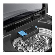 LG Lavadora Carga Superior HEDD 22kg Carga Superior, Color Negro, Tecnología TurboWash 3D, WT22BS6HP