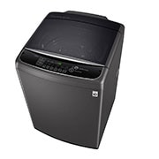 LG Lavadora Carga Superior HEDD 22kg Carga Superior, Color Negro, Tecnología TurboWash 3D, WT22BS6HP