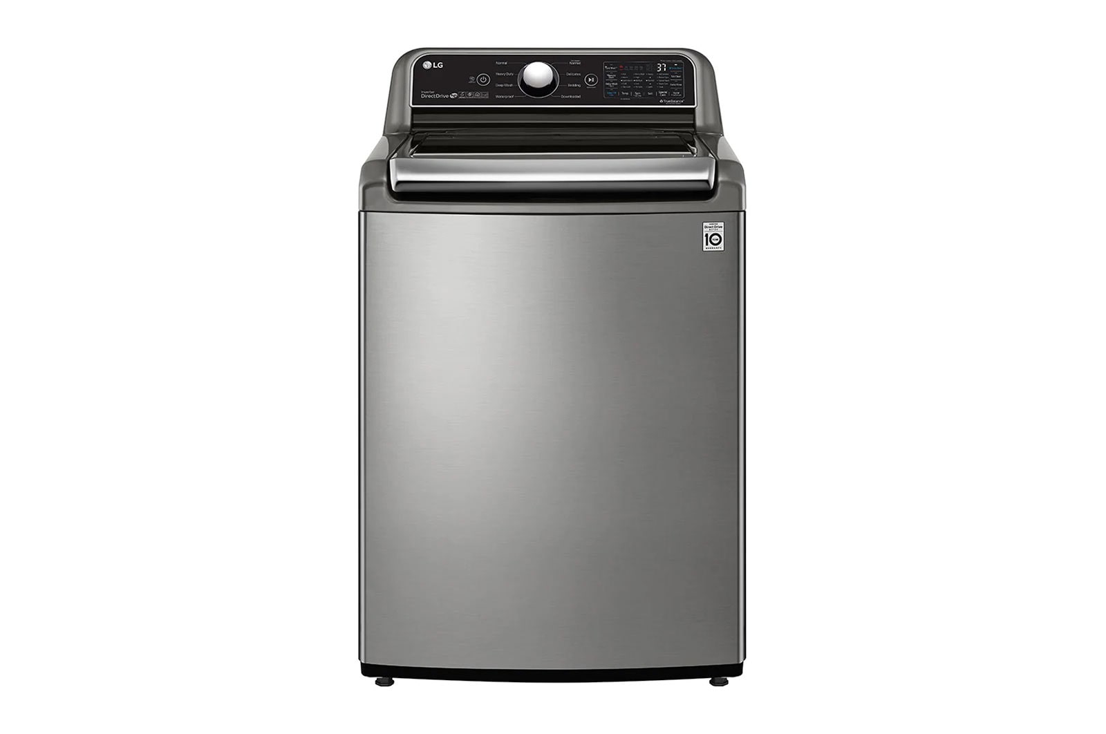 Lavadora LG WT23VT6HA vista frontal.