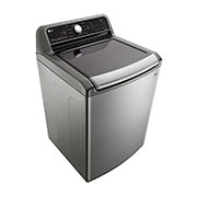 Lavadora LG WT23VT6HA vista frontal izquierda.
