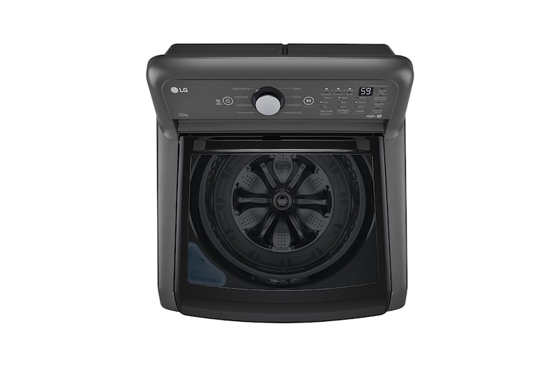 LG Lavadora LG Carga Superior 25Kg Negro 6 Motion™ TurboWash3D™, WT25MT6HK
