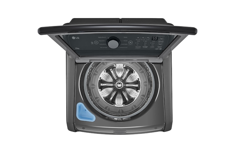LG Lavadora LG Carga Superior 25Kg Negro 6 Motion™ TurboWash3D™, WT25MT6HK