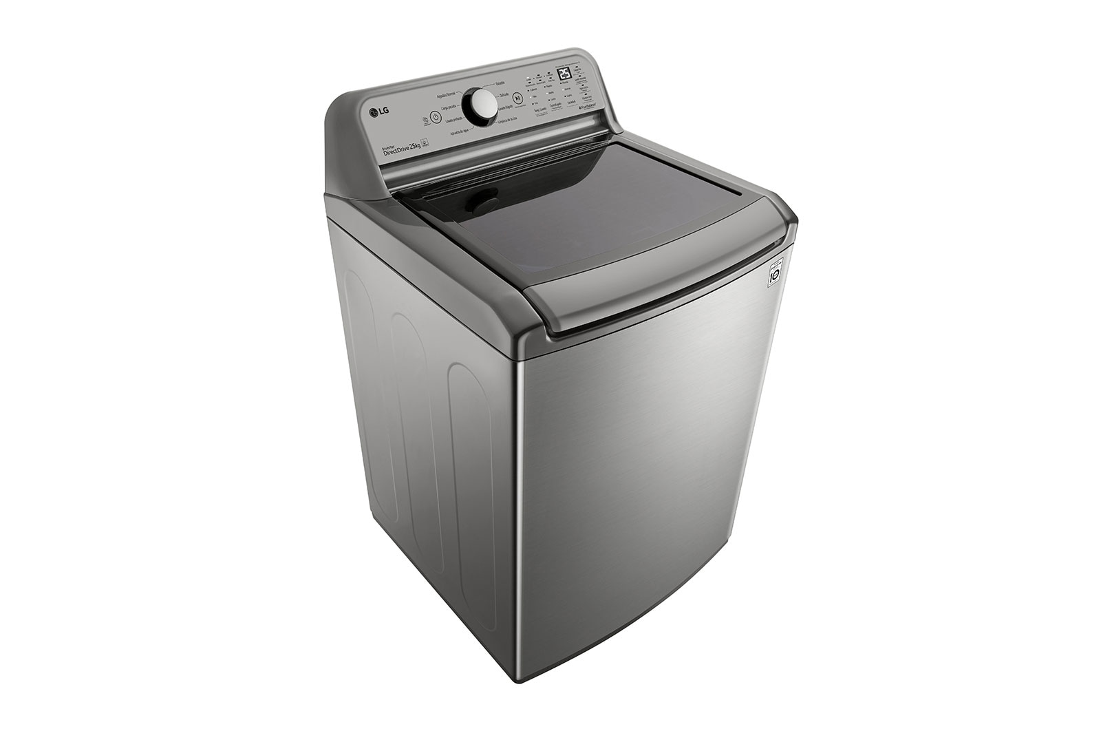 LG Lavadora LG Carga Superior Inverter DD con sistema 6 Motion DD 25 Kg - Silver, WT25VT6HK