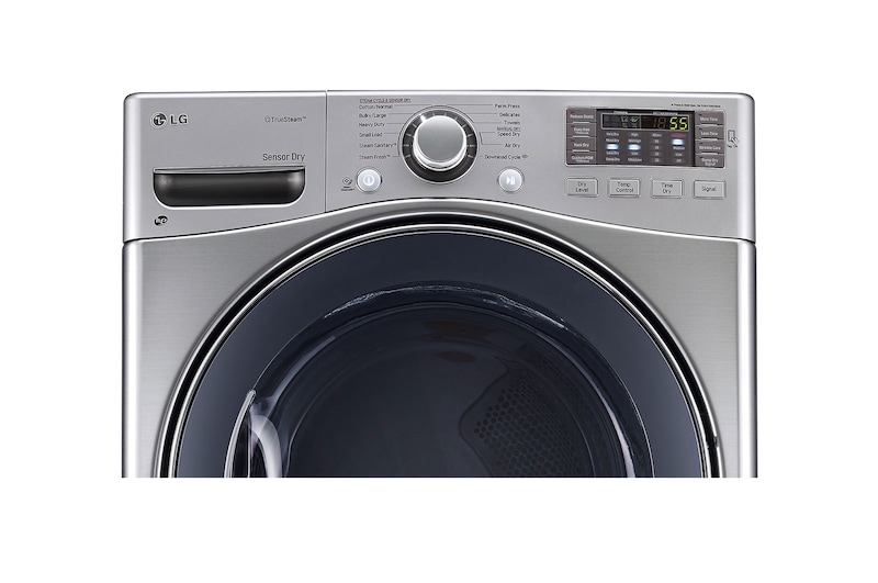 LG Secadora a Gas 49lbs/22kg, Gran Capacidad, ciclos con vapor, Sensor de Secado, DF22VVS